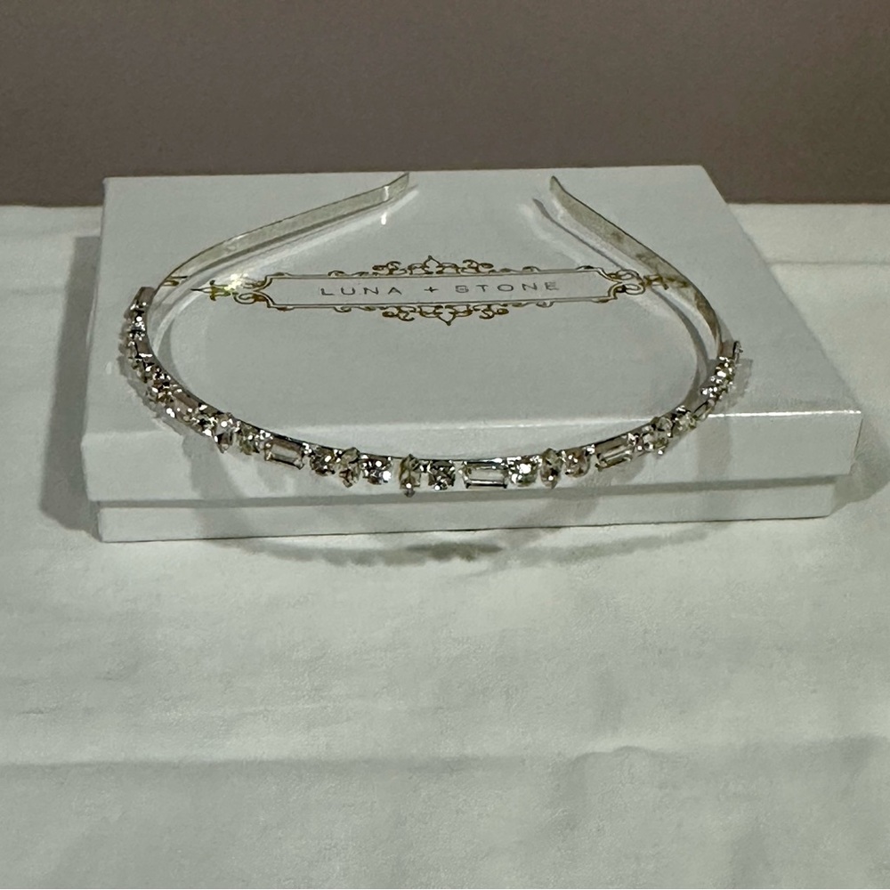 Silver Crystal Headband